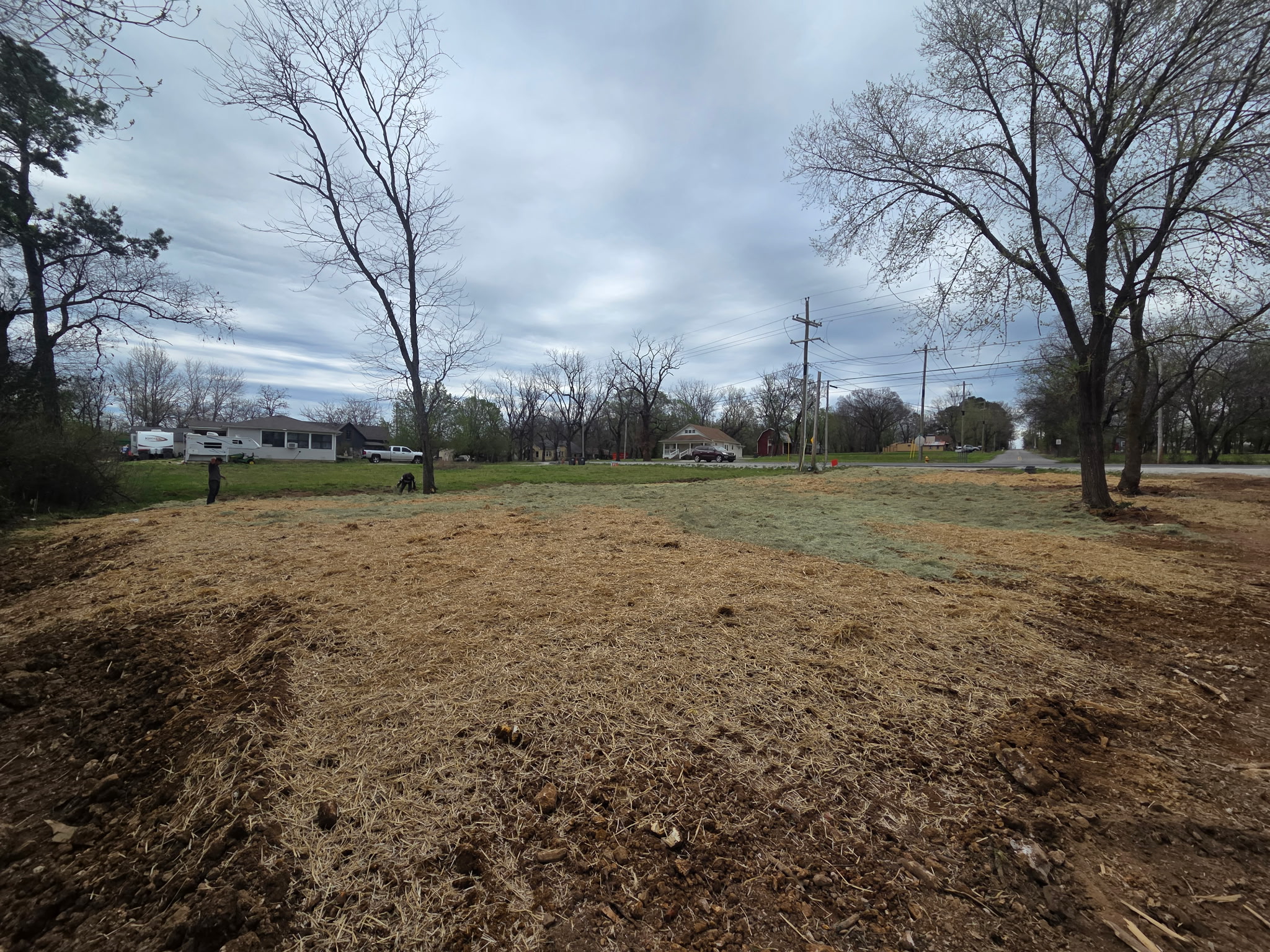 Later cleared ground at Tract 62X from the deeper site view.